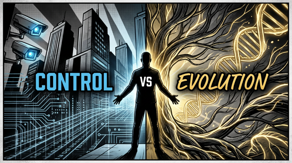 Control vs Evolution